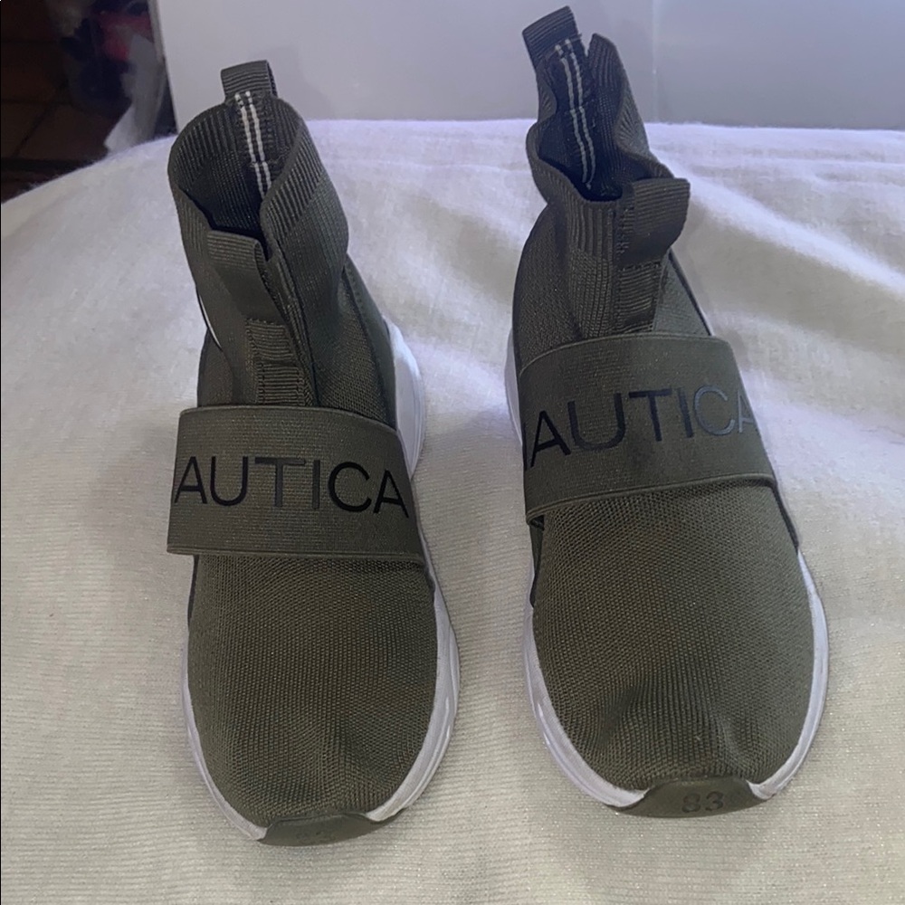 Nautica Kids Green High-Top Sneakers